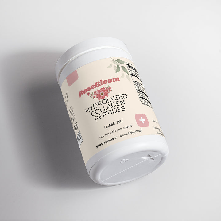 Rosebloom Grass-Fed Hydrolyzed Collagen Peptides| Powder