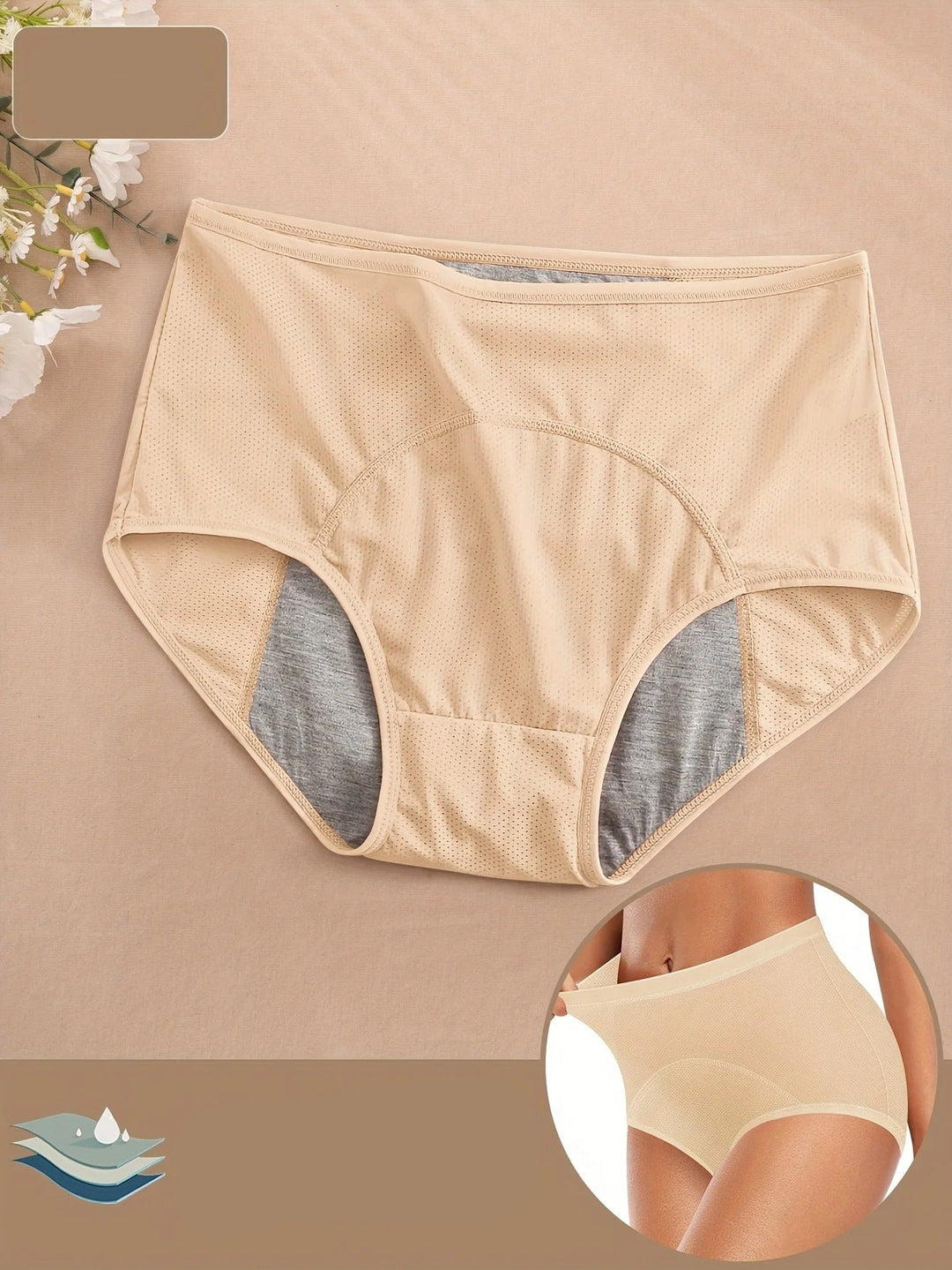 Eden Leak-Proof High Waist Underwear | Discreet Breathable & Comfy