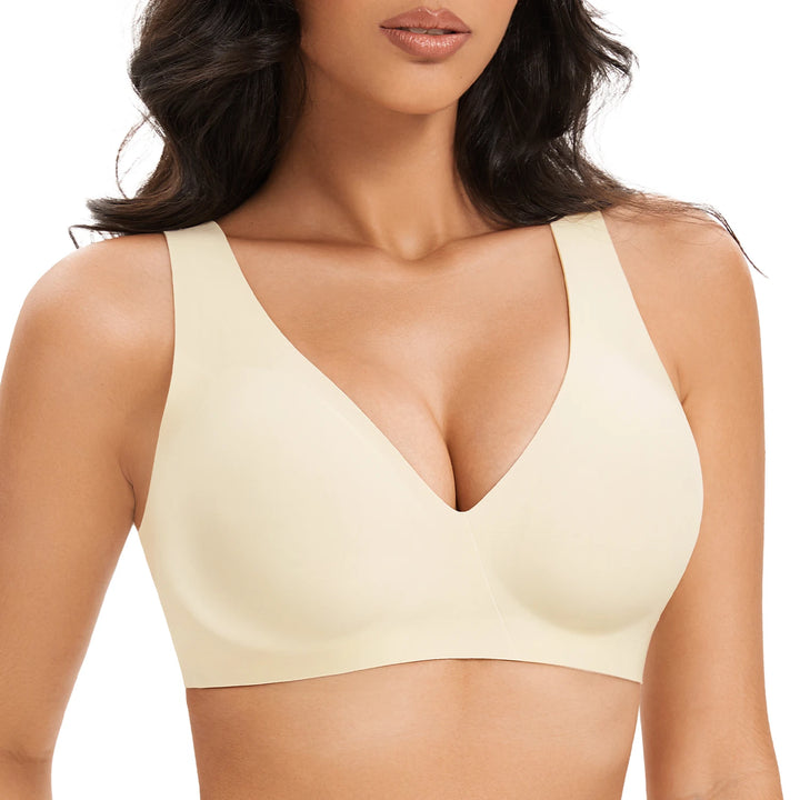 Valeria Seamless Deep V Wireless Bra