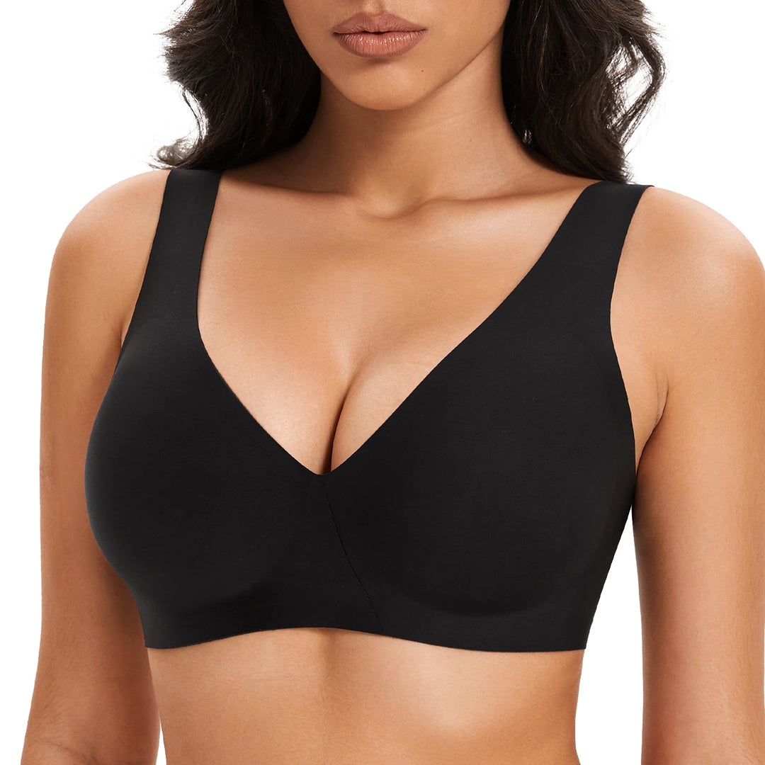 Valeria Seamless Deep V Wireless Bra