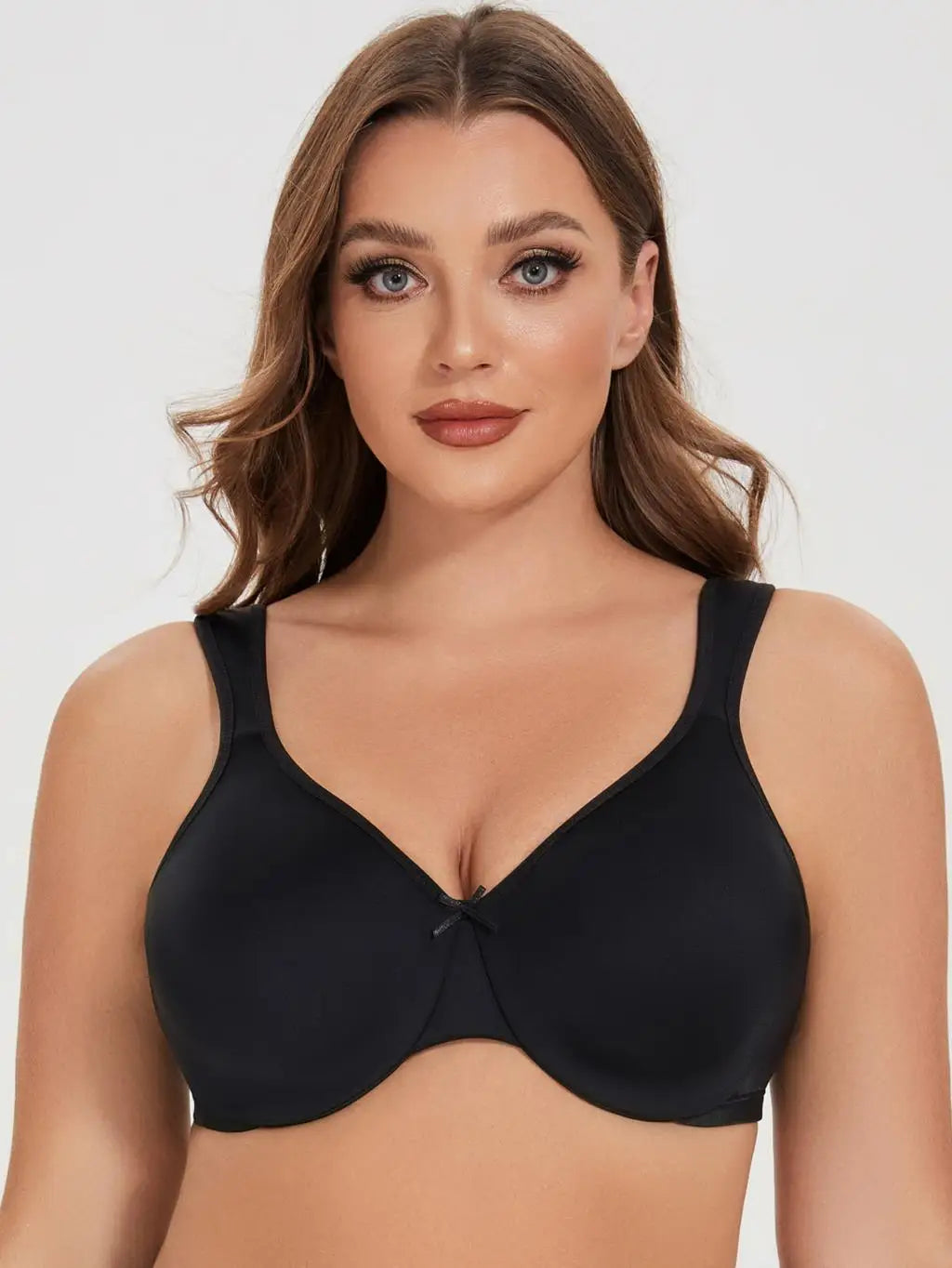 Quinn Seamless Unlined Minimizer - Black/Beige