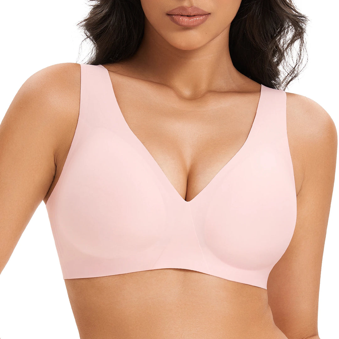 Valeria Seamless Deep V Wireless Bra