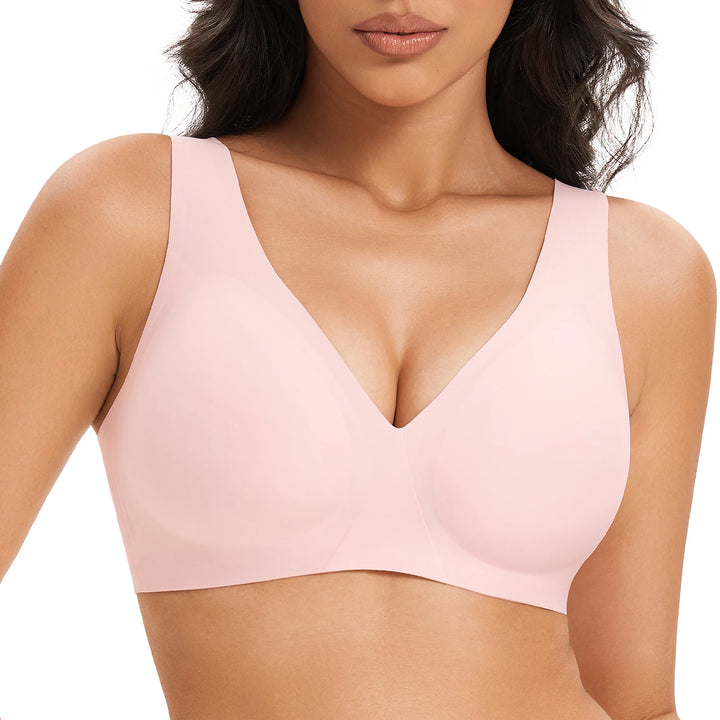 Valeria Seamless Deep V Wireless Bra