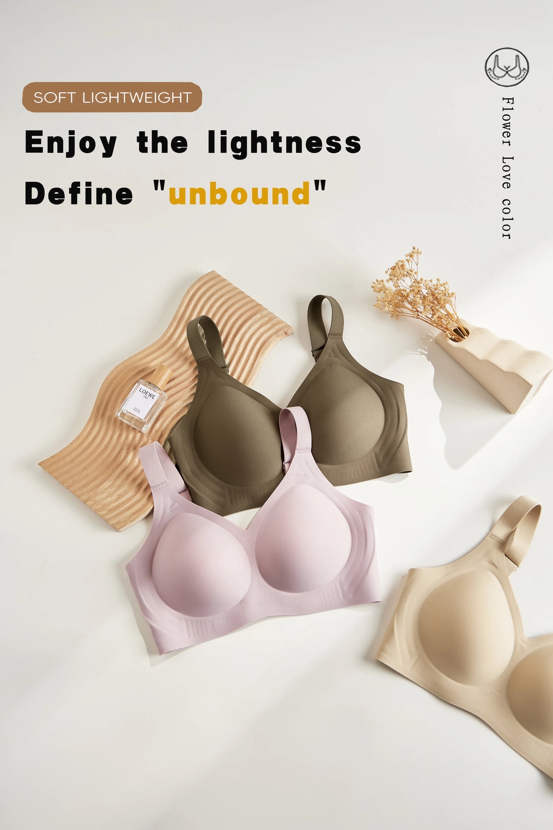 Jade Supportive Wireless Bra | M-5XL