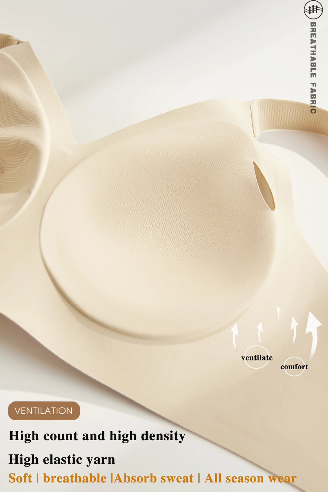 Jade Supportive Wireless Bra | M-5XL