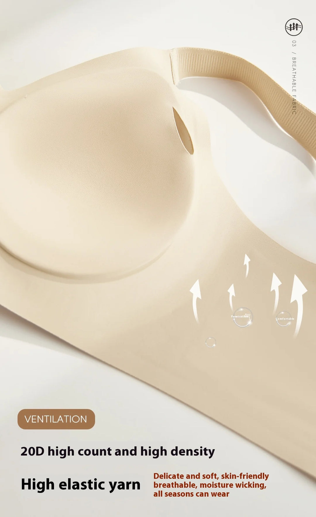 Jade Supportive Wireless Bra | M-5XL